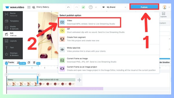 Chỉnh sửa và xuất video