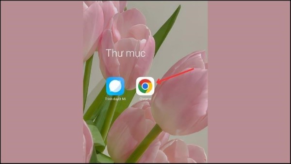Mở Chrome trên điện thoại