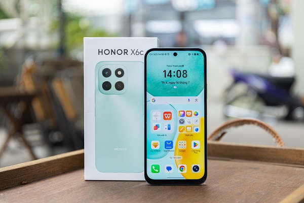 HONOR X6c sở hữu màn hình 6.61 inch với tần số quét 120Hz