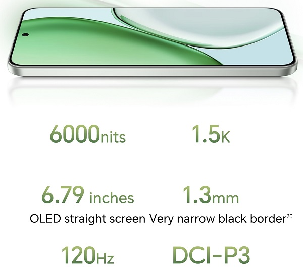 HONOR X70 5G được trang bị màn hình AMOLED 6.79 inch sắc nét