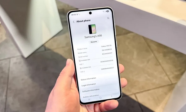 Galaxy A56 được cung cấp sức mạnh bởi con chip Exynos 1580