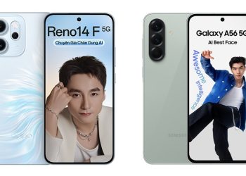So sánh OPPO Reno14 F và Samsung Galaxy A56