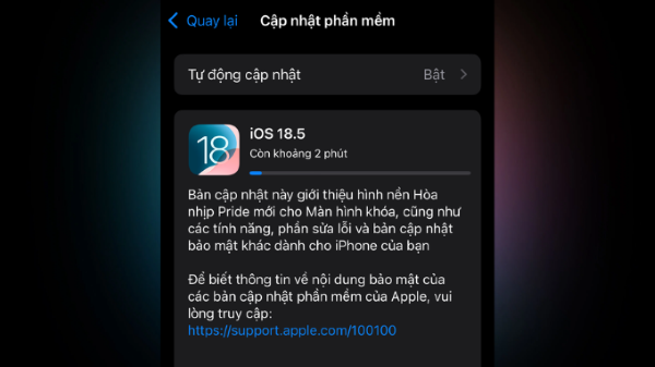 Chọn Tải về và cài đặt phiên bản iOS mới