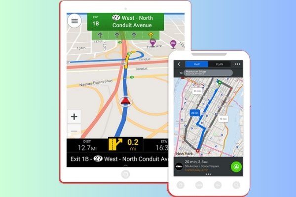 App chỉ đường trên iPhone tên MapQuest