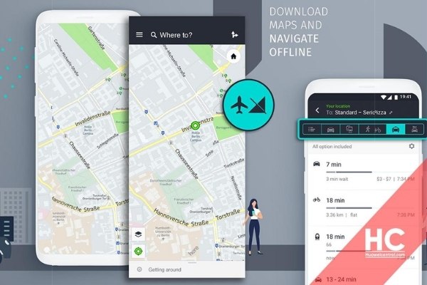 App chỉ đường trên iPhone tên HERE WeGo
