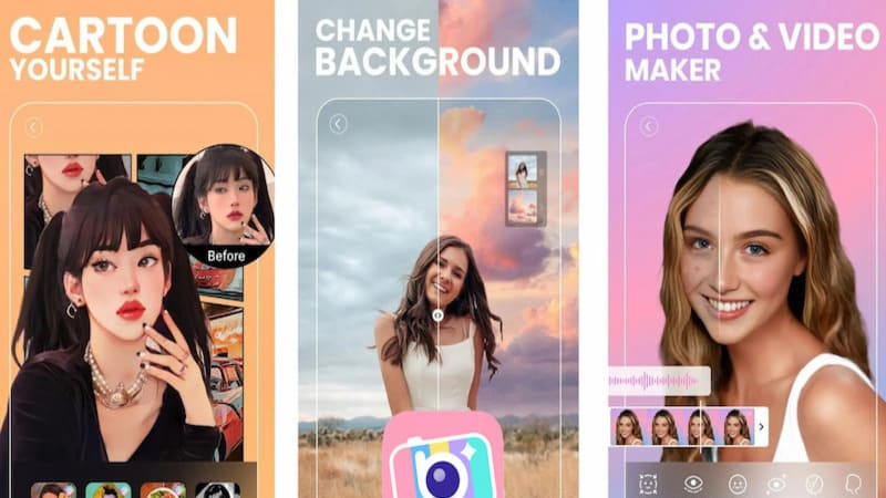 app xóa mụn cho iphone