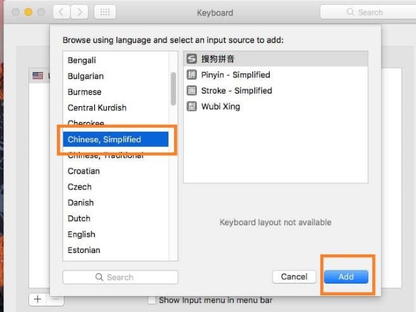 Chọn Simplified hoặc Traditional 