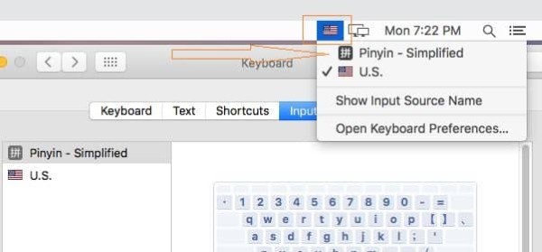 Chọn biểu tượng ngôn ngữ
