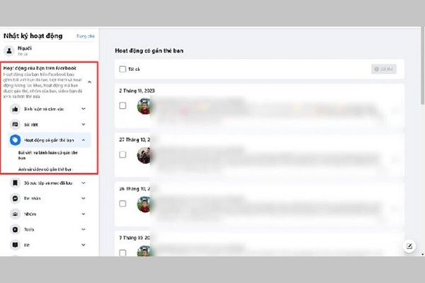 Lọc nội dung cần gỡ thẻ
