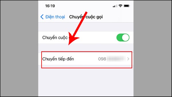 Gạt công tắc sang Bật