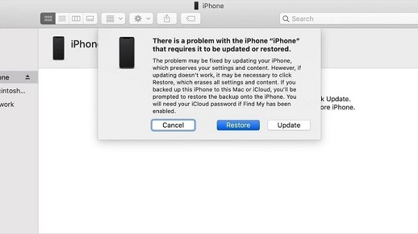 Khôi phục cài đặt gốc iPhone bằng iTunes