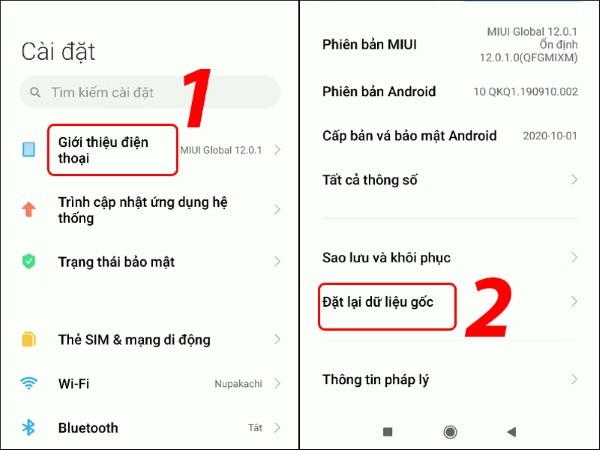 Chọn Giới thiệu điện thoại