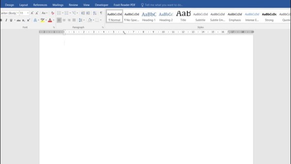 Mở file Microsoft Word bạn đang làm việc