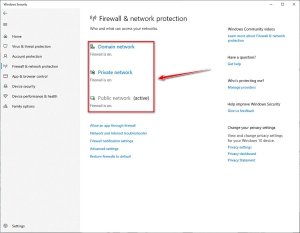 Chọn loại mạng đang sử dụng 