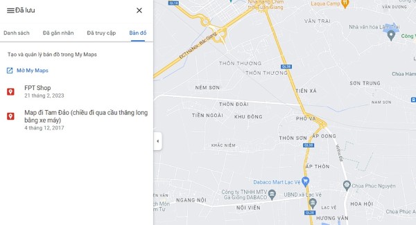 Người dùng có thể vẽ bản đồ chỉ đường trên điện thoại 