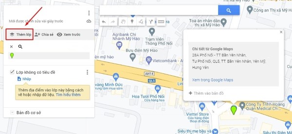 Chọn “Thêm lớp”