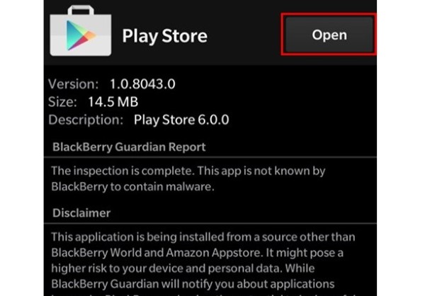 Mở Google Play Store