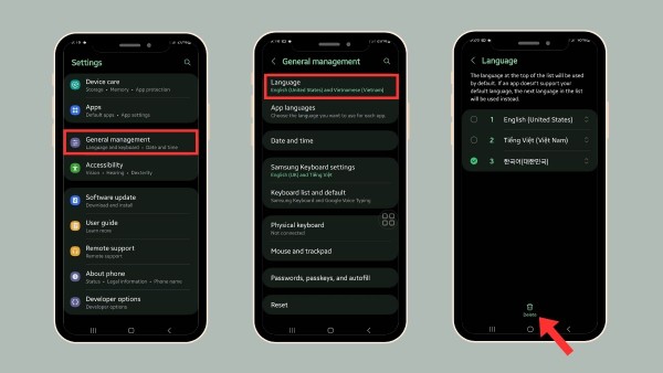 Nhấn Remove (Xóa)