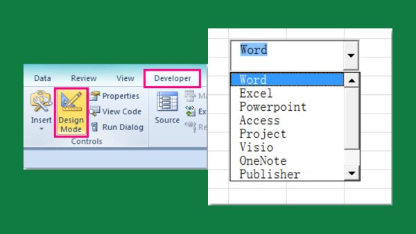 Chọn tắt chế độ Design Mode