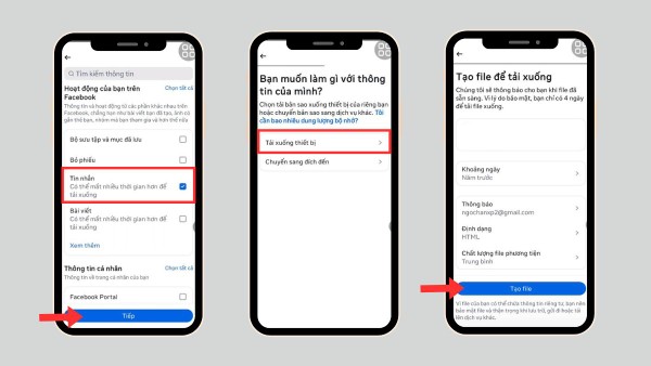 Chọn “Tải xuống thiết bị”