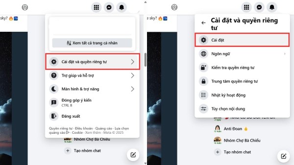 Nhấn “Cài đặt”