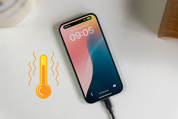 Không nên sạc iPhone trong môi trường có nhiệt độ cao