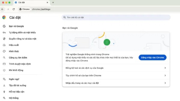 Chọn “Quyền riêng tư và bảo mật”