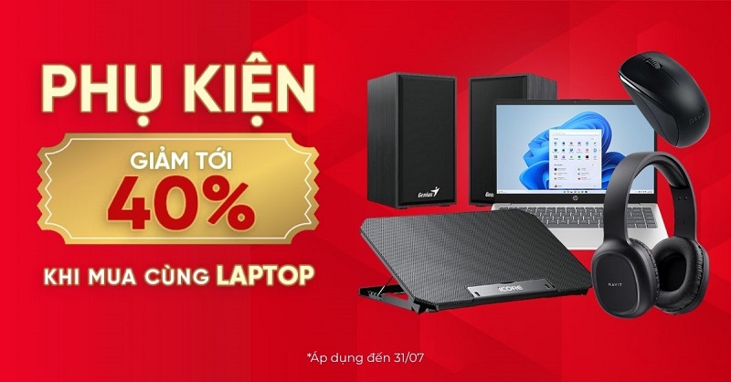 Phụ kiện giảm đến 40%