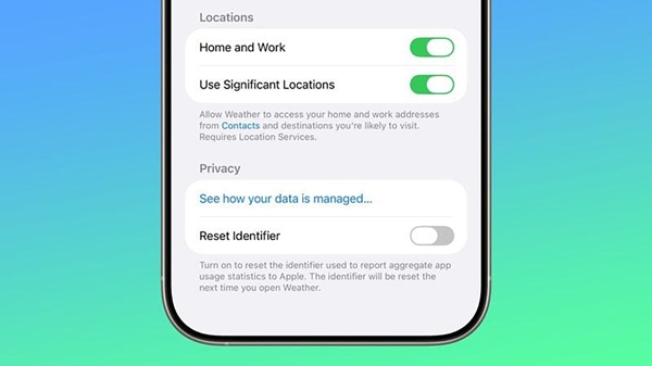 Cải tiến ứng dụng Thời tiết