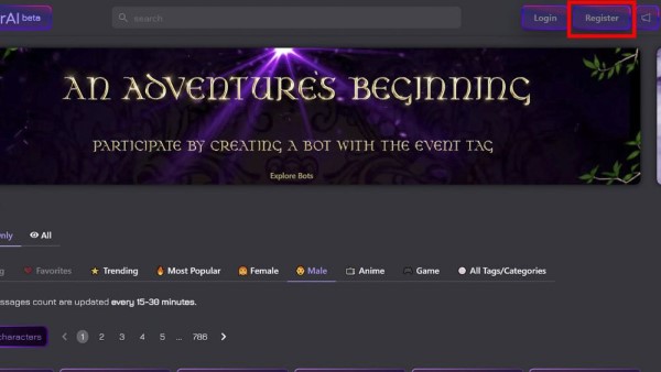 Nhấn nút Register 