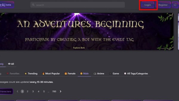 Đăng nhập tài khoản Janitor AI 