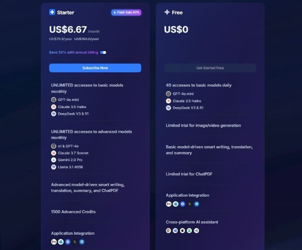 Jarvis AI là ứng dụng có cả bản trả phí và miễn phí
