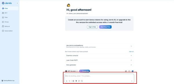Chọn định dạng nội dung mong muốn