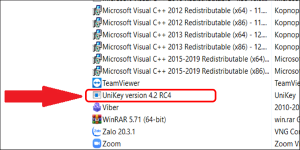 Gỡ tất cả bộ gõ tiếng Việt trừ Unikey