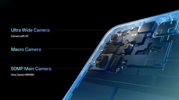 OPPO Reno14 F trang bị cụm 3 camera sau với cảm biến chính 50MP