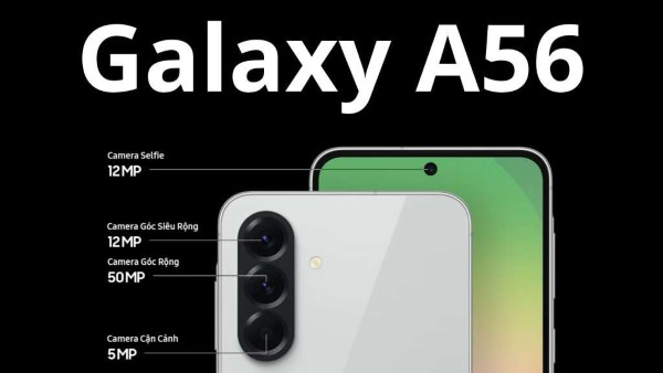 Galaxy A56 sở hữu camera chính 50MP