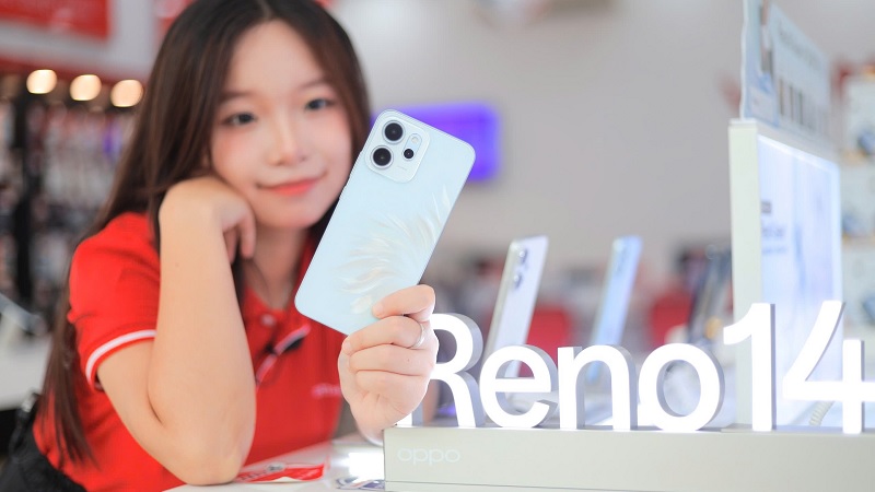 OPPO Reno14 5G dung lượng pin bao nhiêu