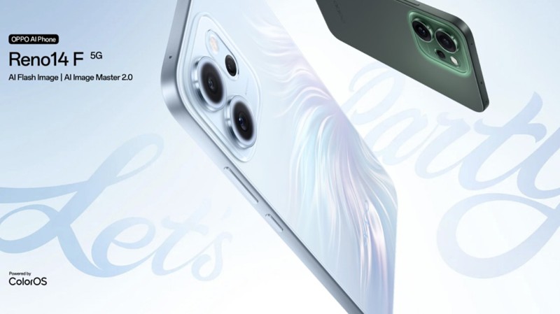 OPPO Reno14 F 5G mang ngôn ngữ thiết kế hoàn toàn mới mẻ