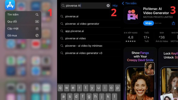 Nhấn “Cài đặt” (hoặc “Nhận”)