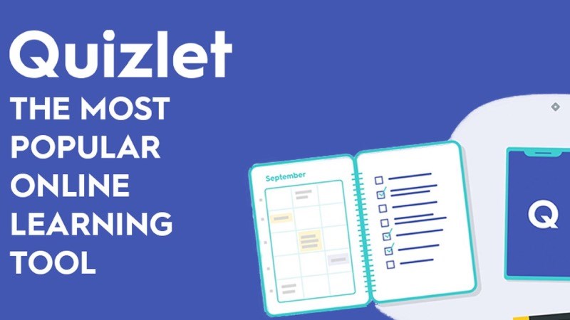 Quizlet được thiết kế như một nền tảng học tập trực tuyến