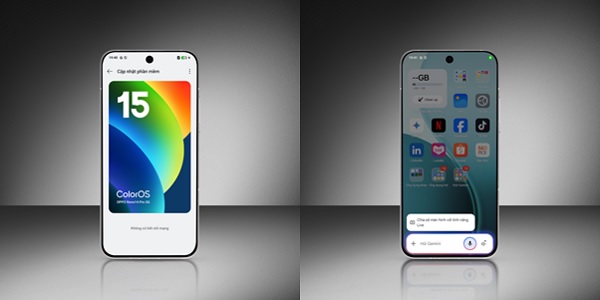 Google Gemini tích hợp vào hệ điều hành ColorOS 15 nâng cấp trải nghiệm người dùng