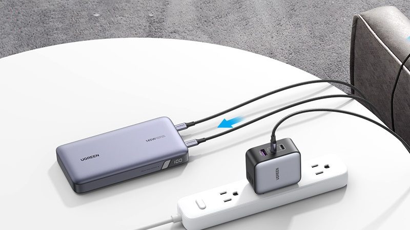 Thời gian sạc đầy pin dự phòng phụ thuộc vào loại củ sạc và công suất đầu vào (input) 