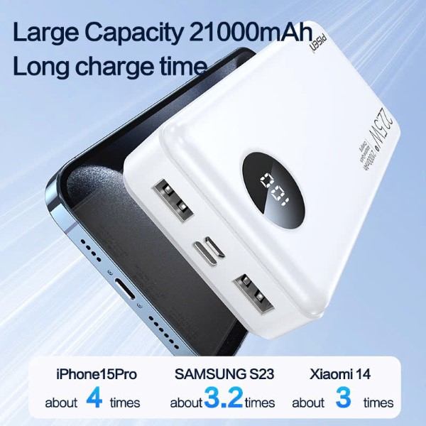 Sạc dự phòng Pisen Pro D301 21000mAh 22.5W