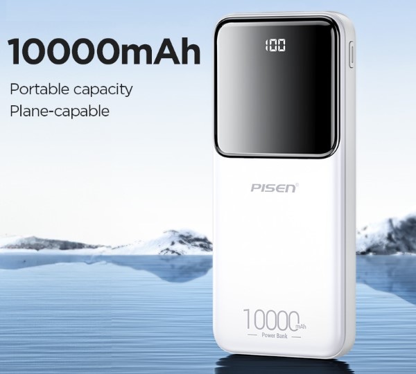 Sạc dự phòng Pisen Semi Mirror 10000mAh