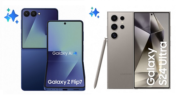 So sánh Samsung Galaxy Z Flip7 và Galaxy S24 Ultra