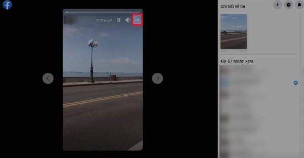 Nhấn vào biểu tượng ba chấm