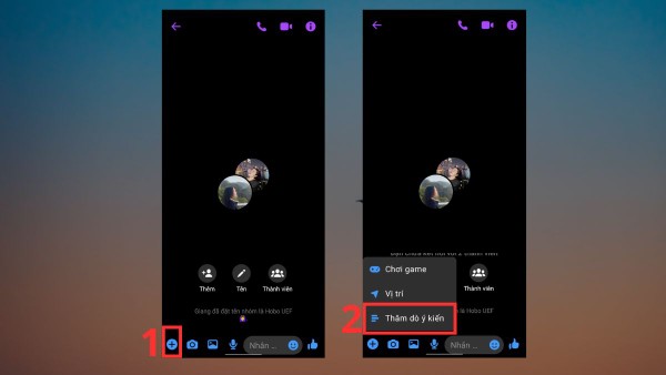 Nhấn biểu tượng dấu “+” 
