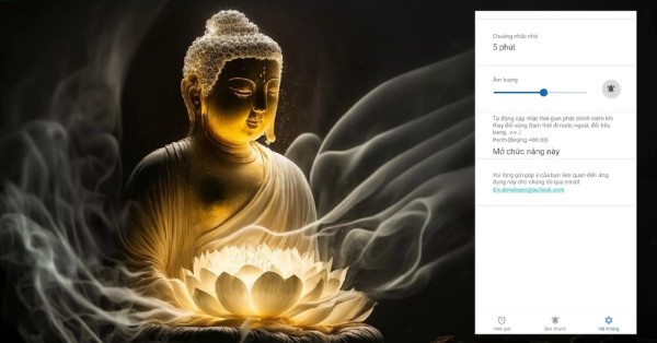 Ứng dụng Chuông báo Phát Chính Niệm đem đến nhiều giá trị thiết thực