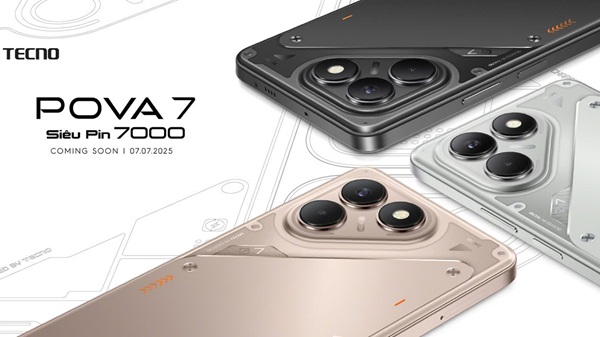 TECNO POVA 7 khi nào ra mắt?
