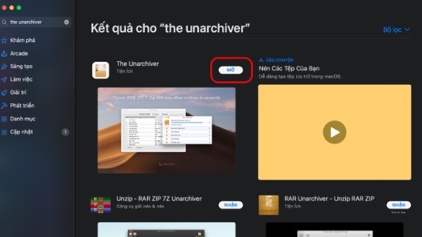 Nhấn mở ứng dụng